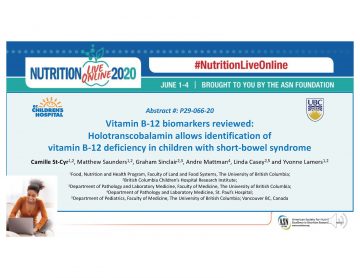 Flash talk and posters online – view our latest research outcomes at the virtual Nutrition 2020 Conference (free registration)